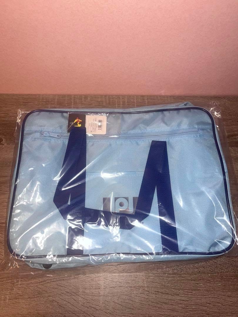 ワールドペガサス 旧ワッペ スクバ スクールバック 水色 旧型ワッぺ